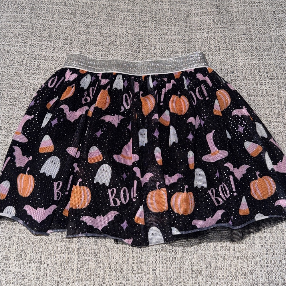 Wink Halloween Skirt with Ghosts and Pumpkins 2-4